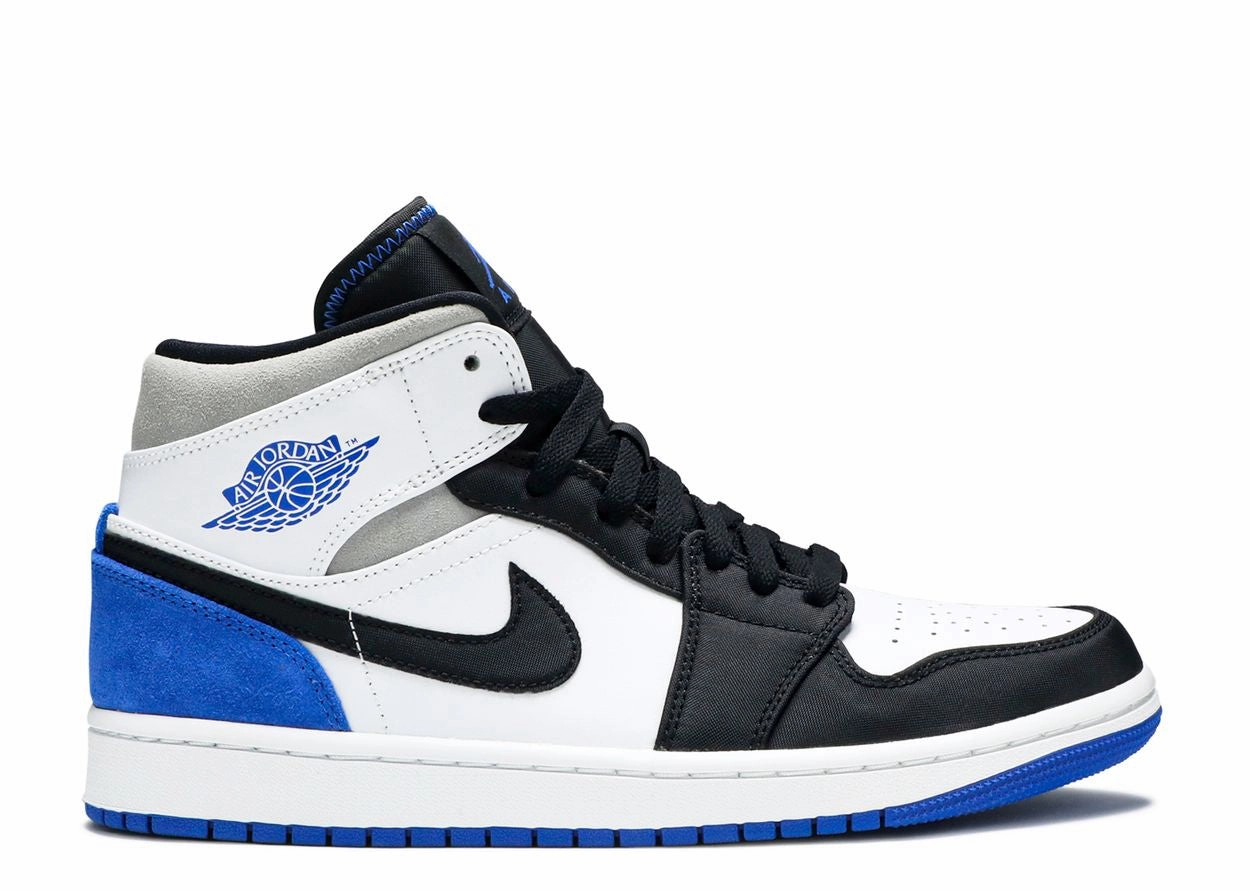 Jordan 1 Mid SE Royal Black Toe Complete Air Jordan series in high quality