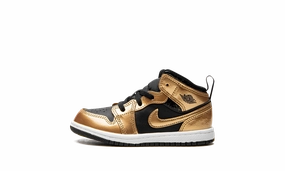 Jordan 1 Mid Se TD "Black / Metallic Gold" Jordan Toddler shoes