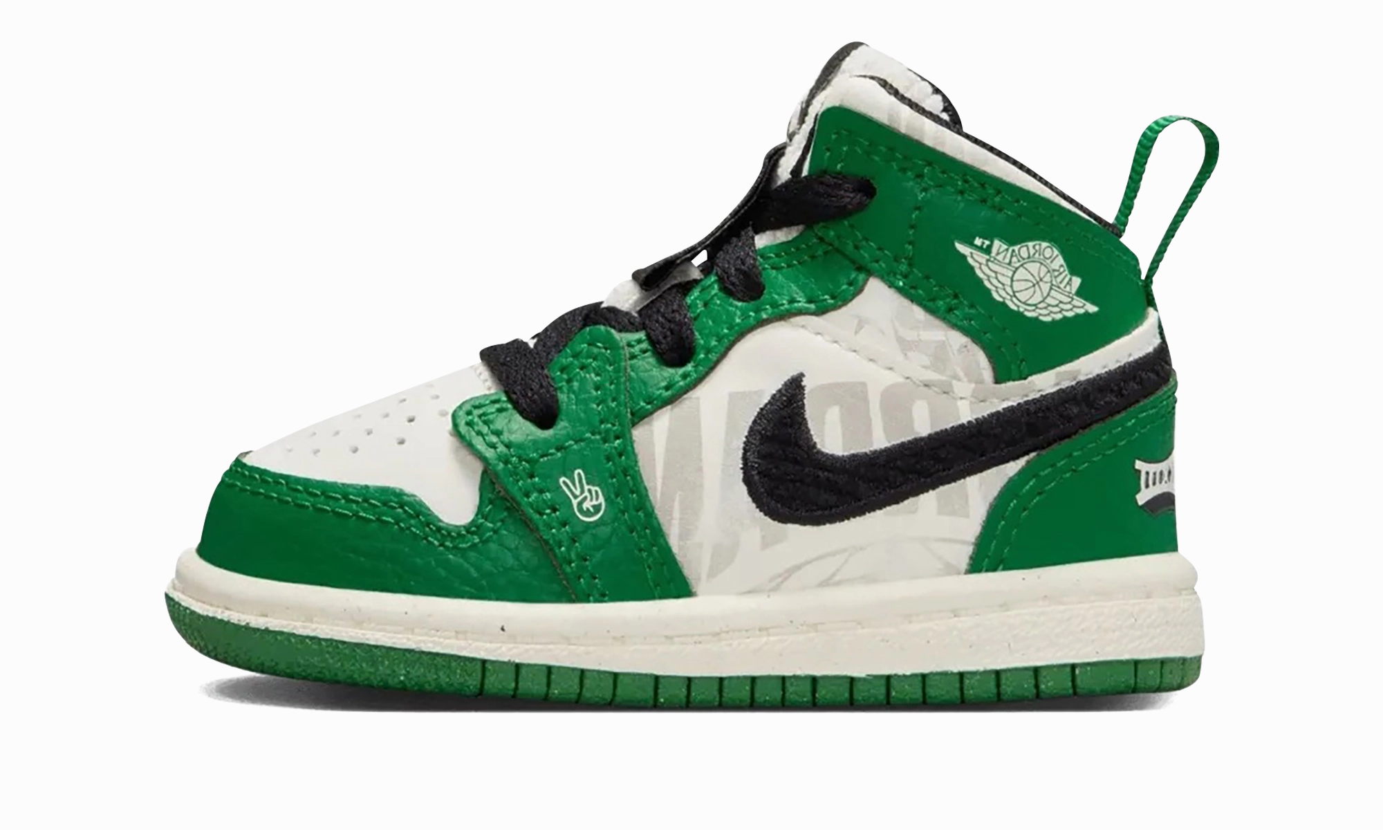 Jordan 1 Mid SE TD "Overbranded" Jordan Toddler shoes