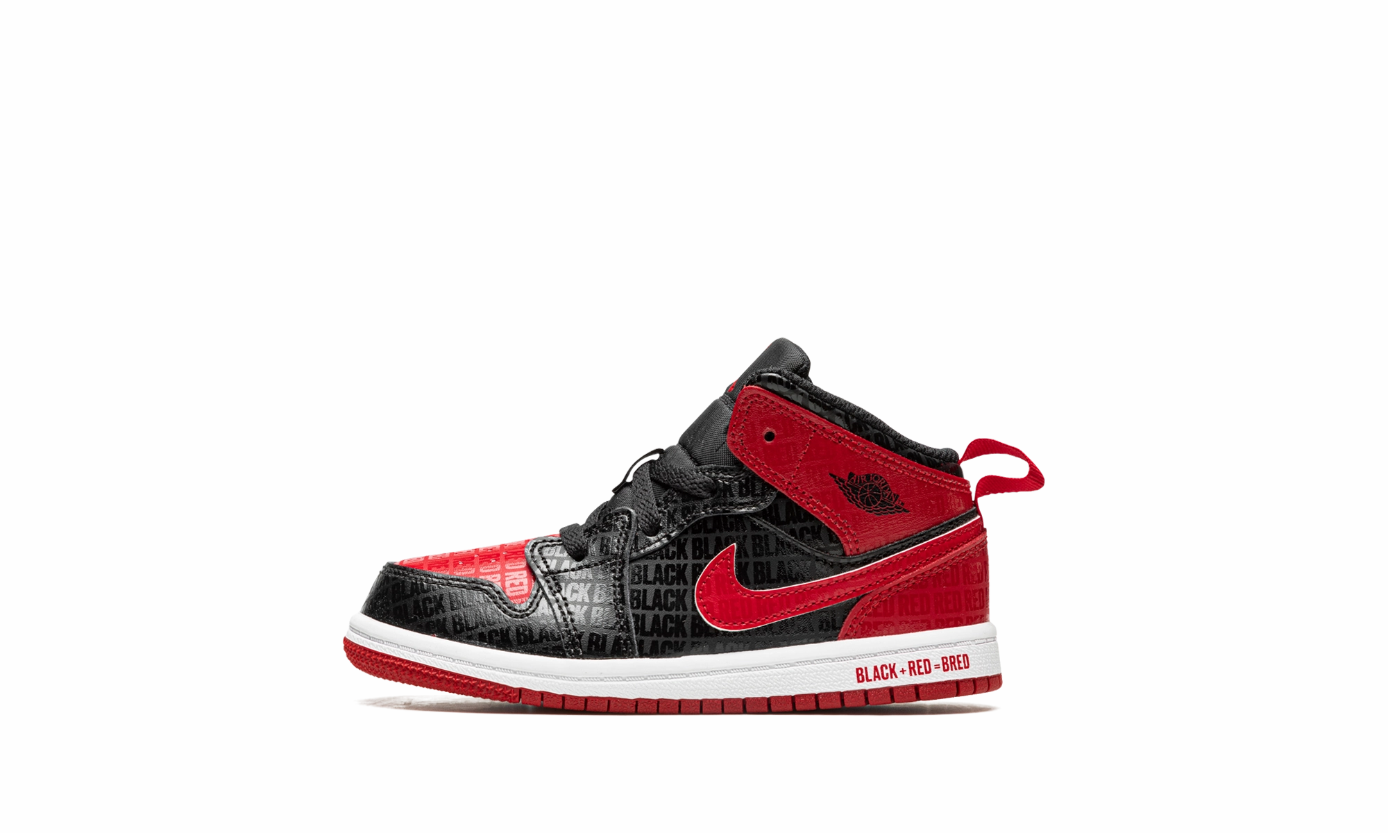 Jordan 1 Mid SS TD "Bred" Jordan Toddler shoes
