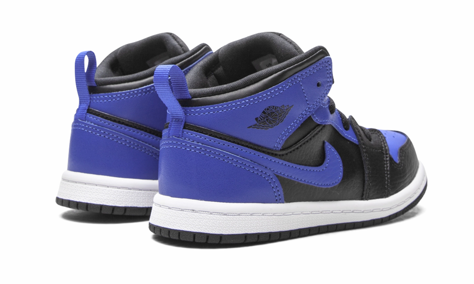Jordan 1 Mid TD "Black/Hyper Royal" jordan toddler baby shoes
