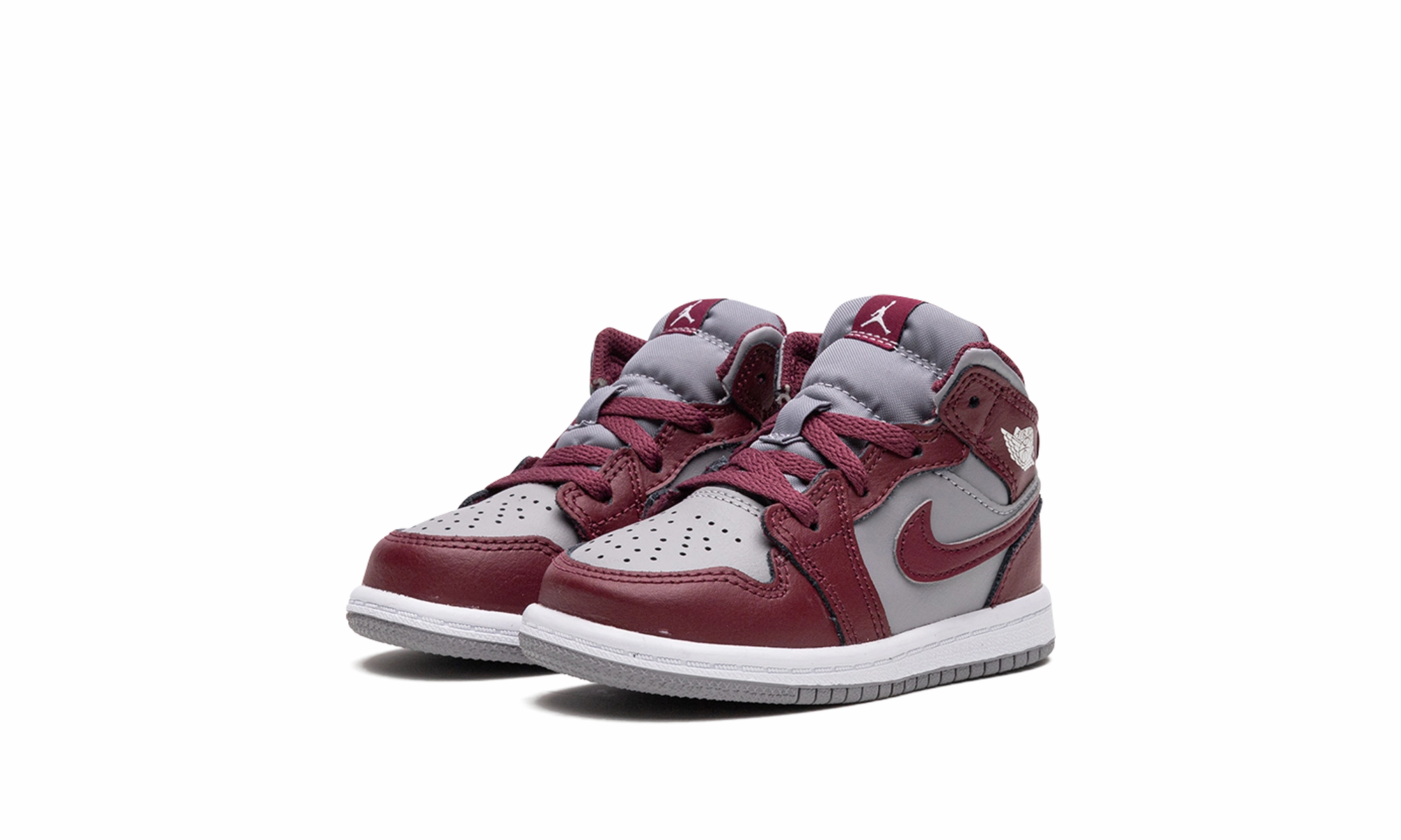 Jordan 1 Mid TD "Cherrywood Red" jordan toddler baby shoes