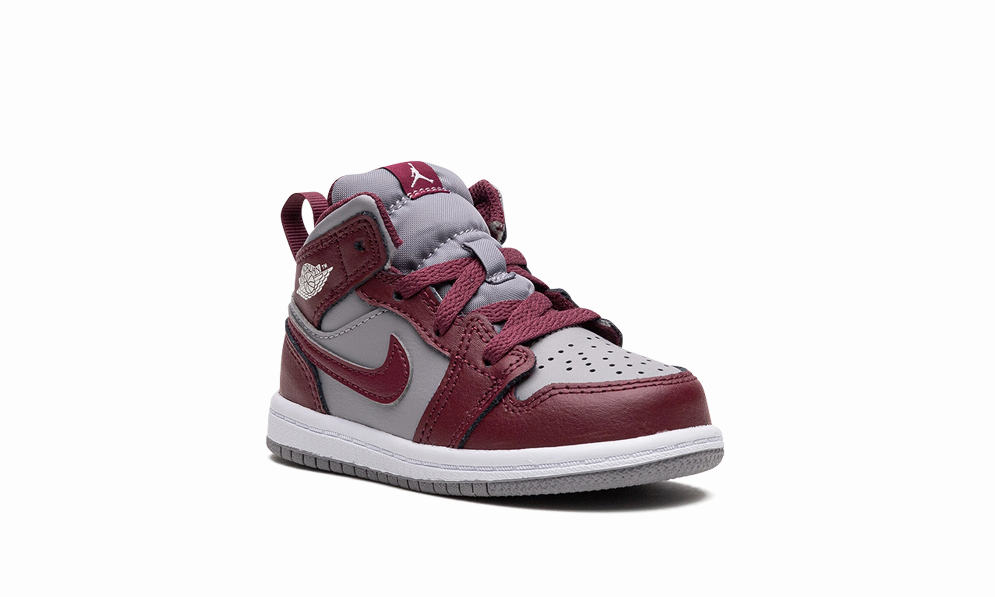 Jordan 1 Mid TD "Cherrywood Red" jordan toddler baby shoes
