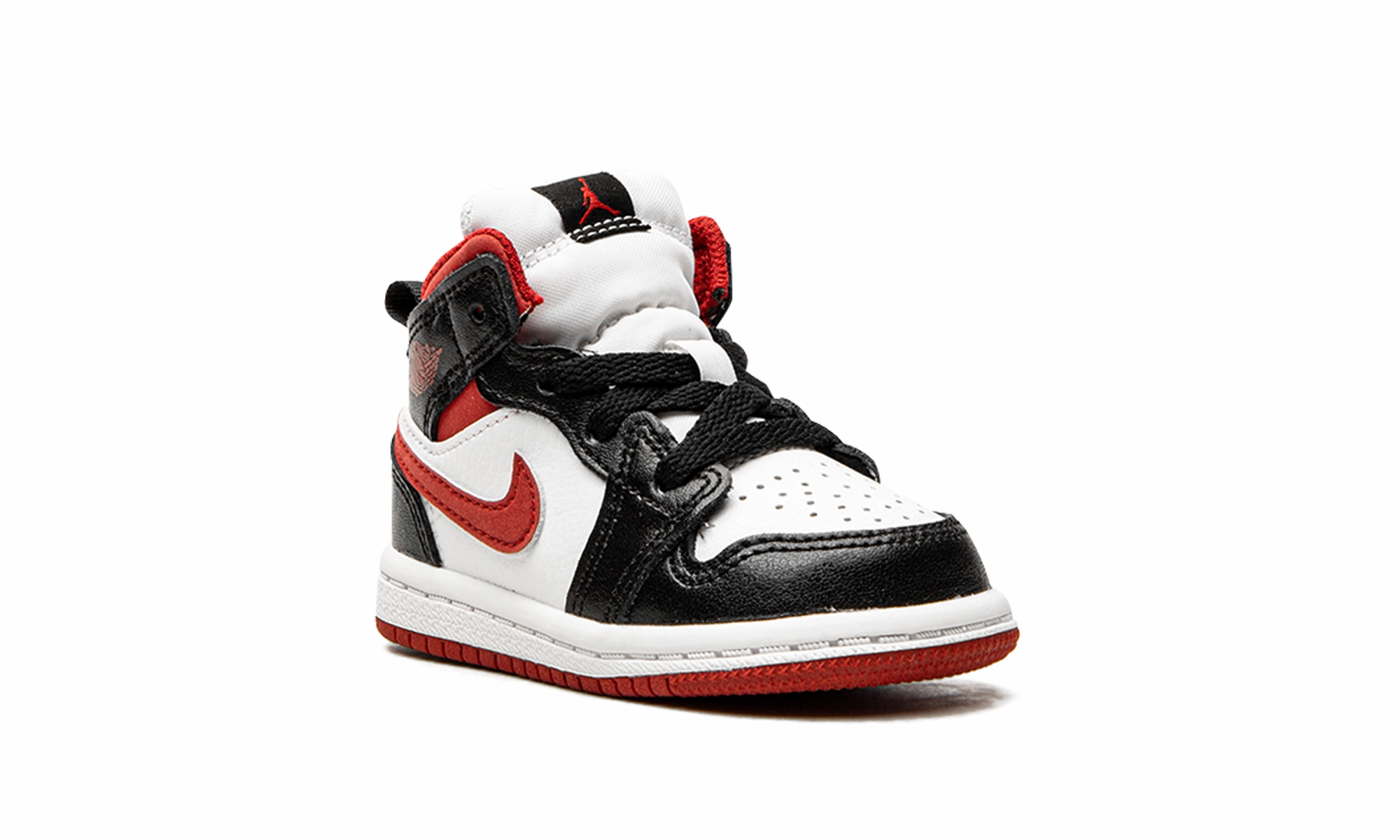Jordan 1 Mid TD "Gym Red Black White" jordan toddler baby shoes