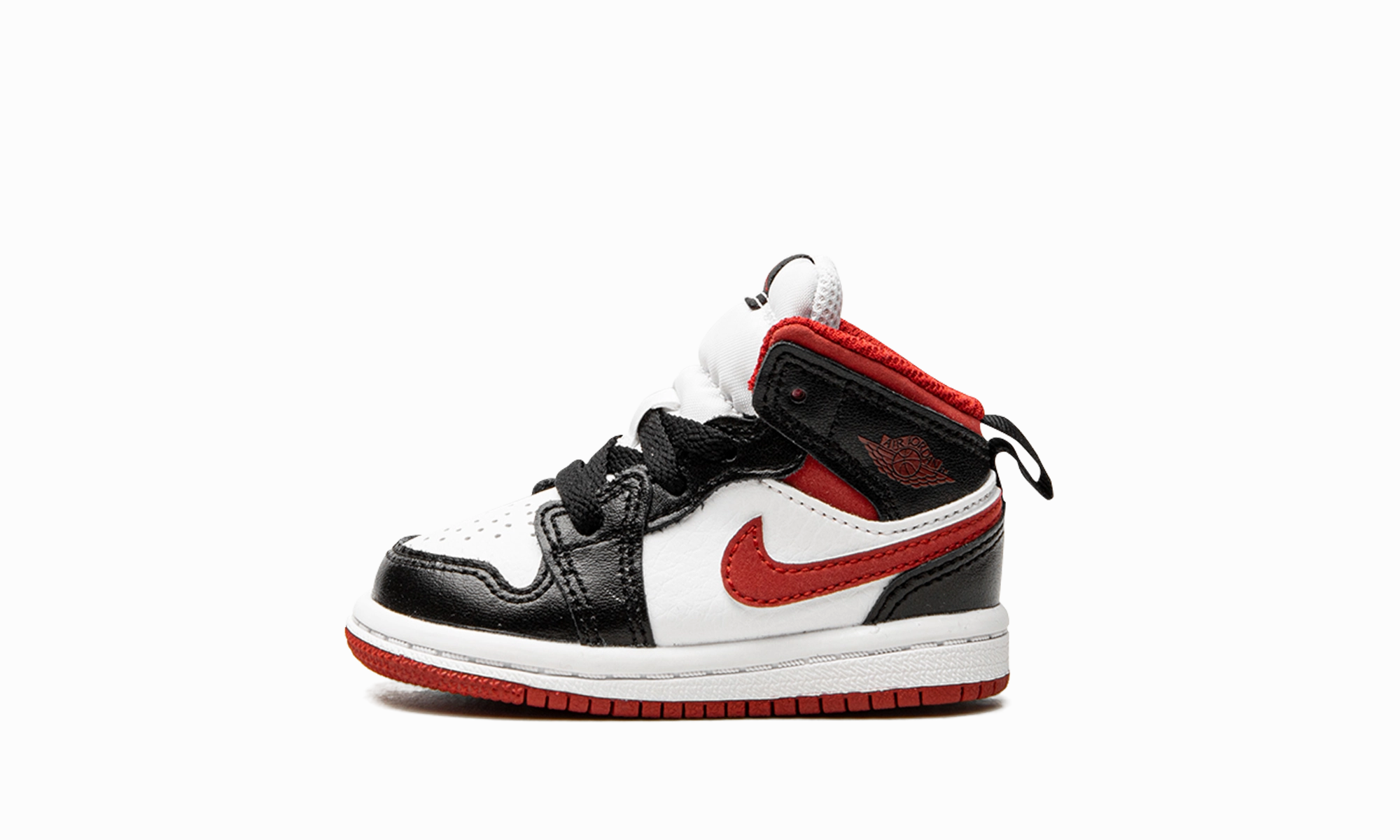 Jordan 1 Mid TD "Gym Red Black White" Jordan Toddler shoes
