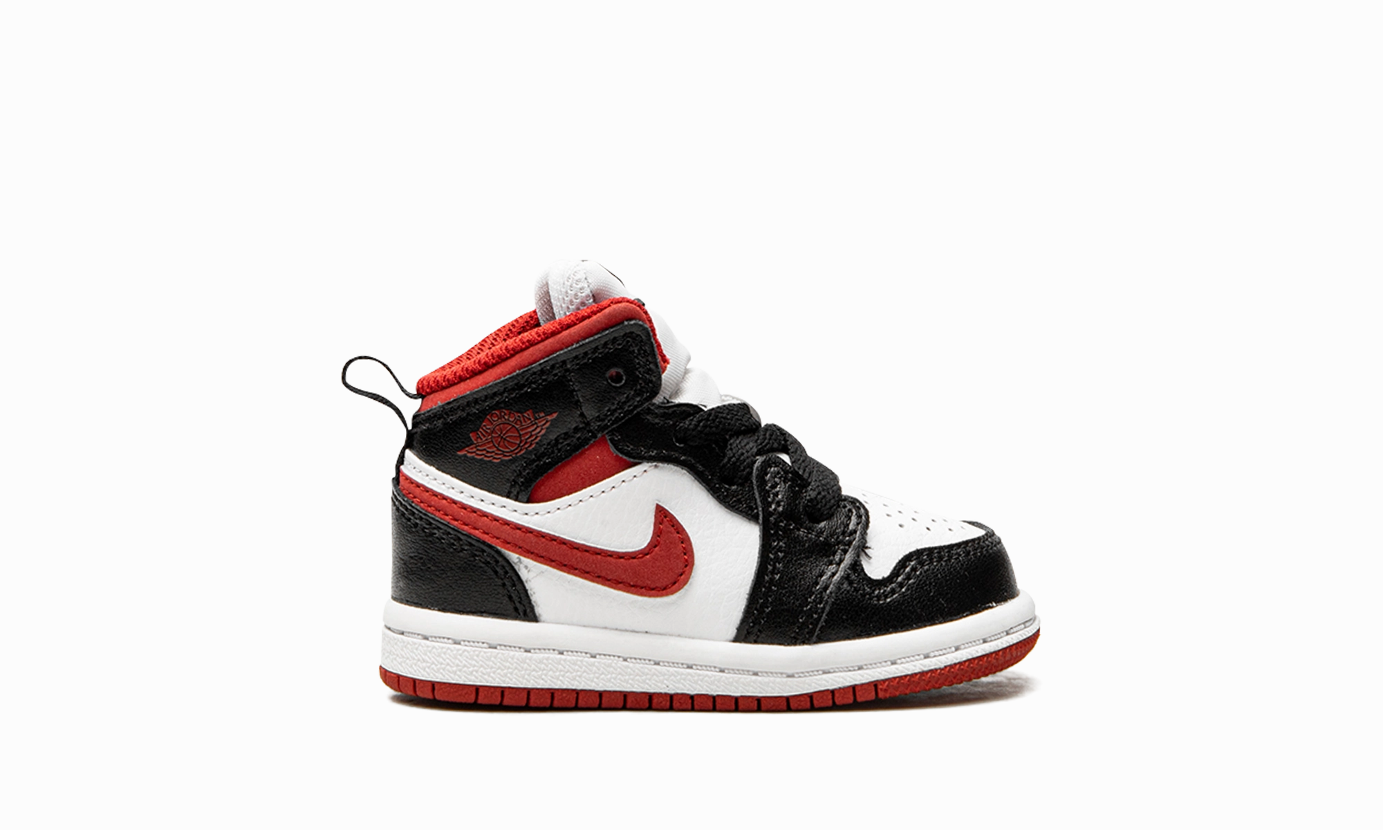 Jordan 1 Mid TD "Gym Red Black White" jordan toddler baby shoes
