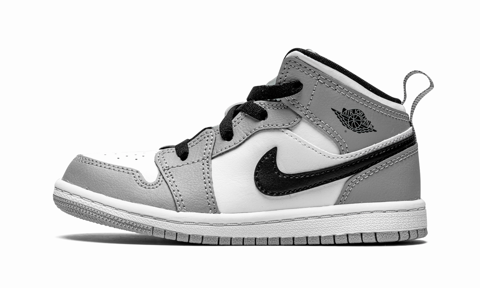 Jordan 1 Mid TD "Light Smoke Grey" jordan toddler baby shoes