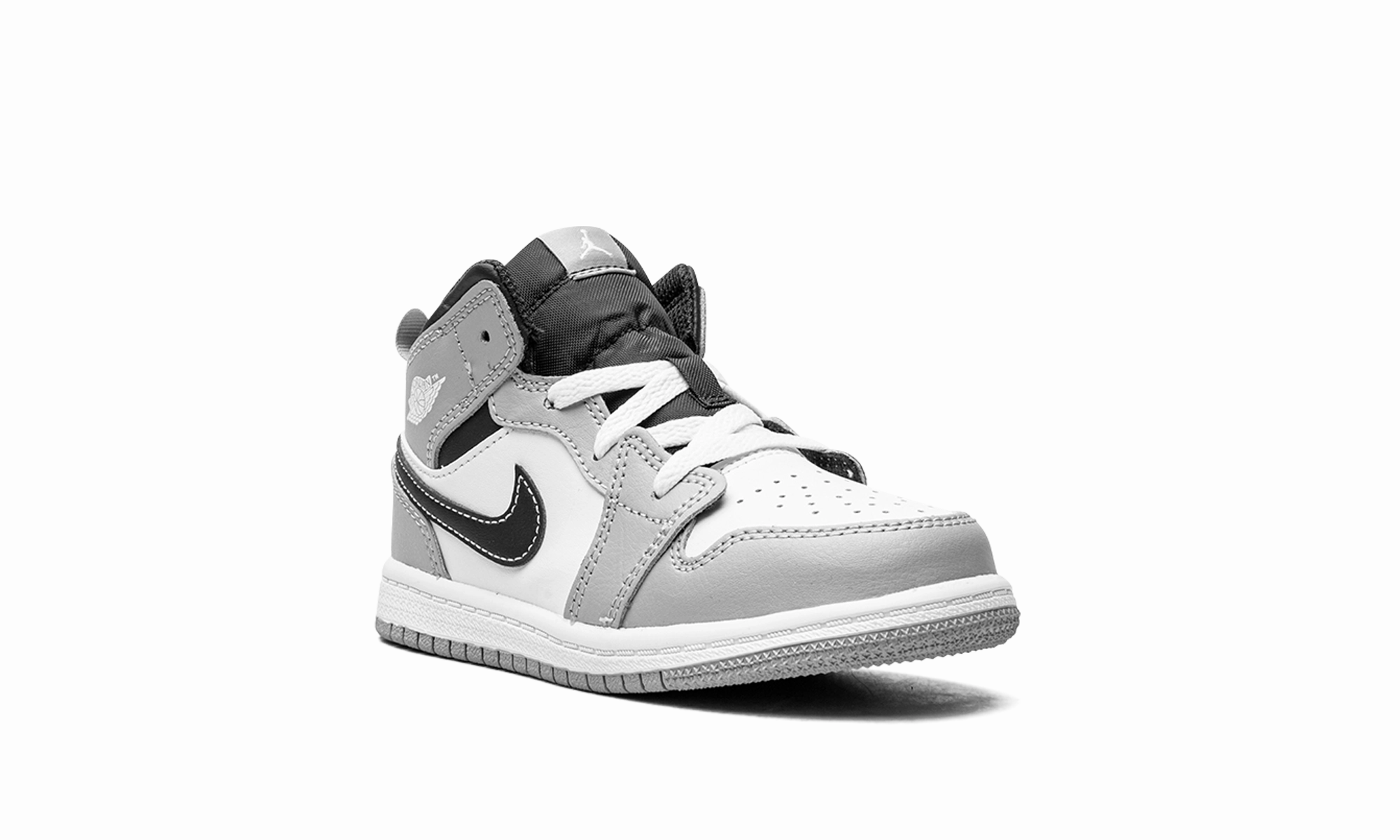 JORDAN 1 Mid TD "Light Smoke Grey" jordan toddler baby shoes