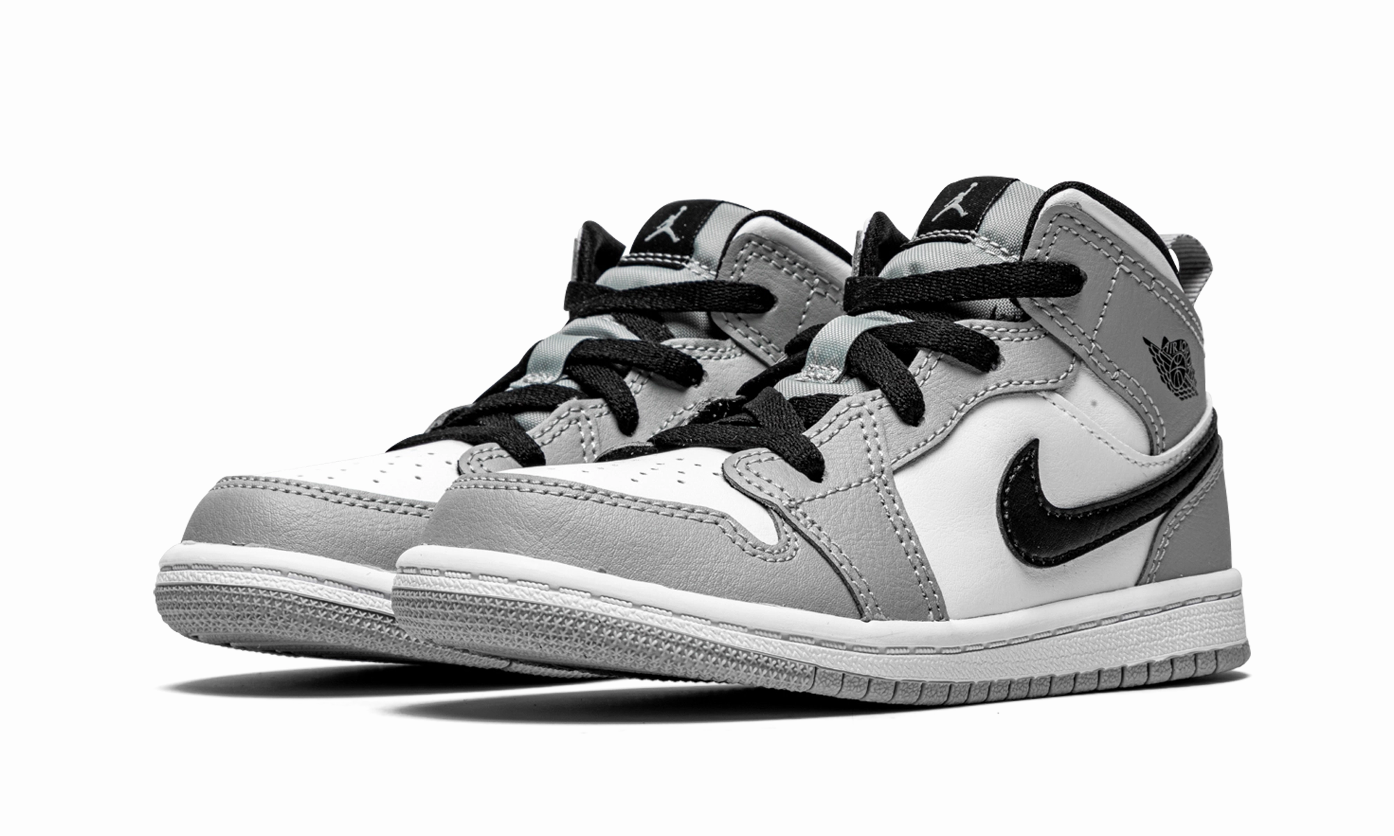 Jordan 1 Mid TD "Light Smoke Grey" jordan toddler baby shoes