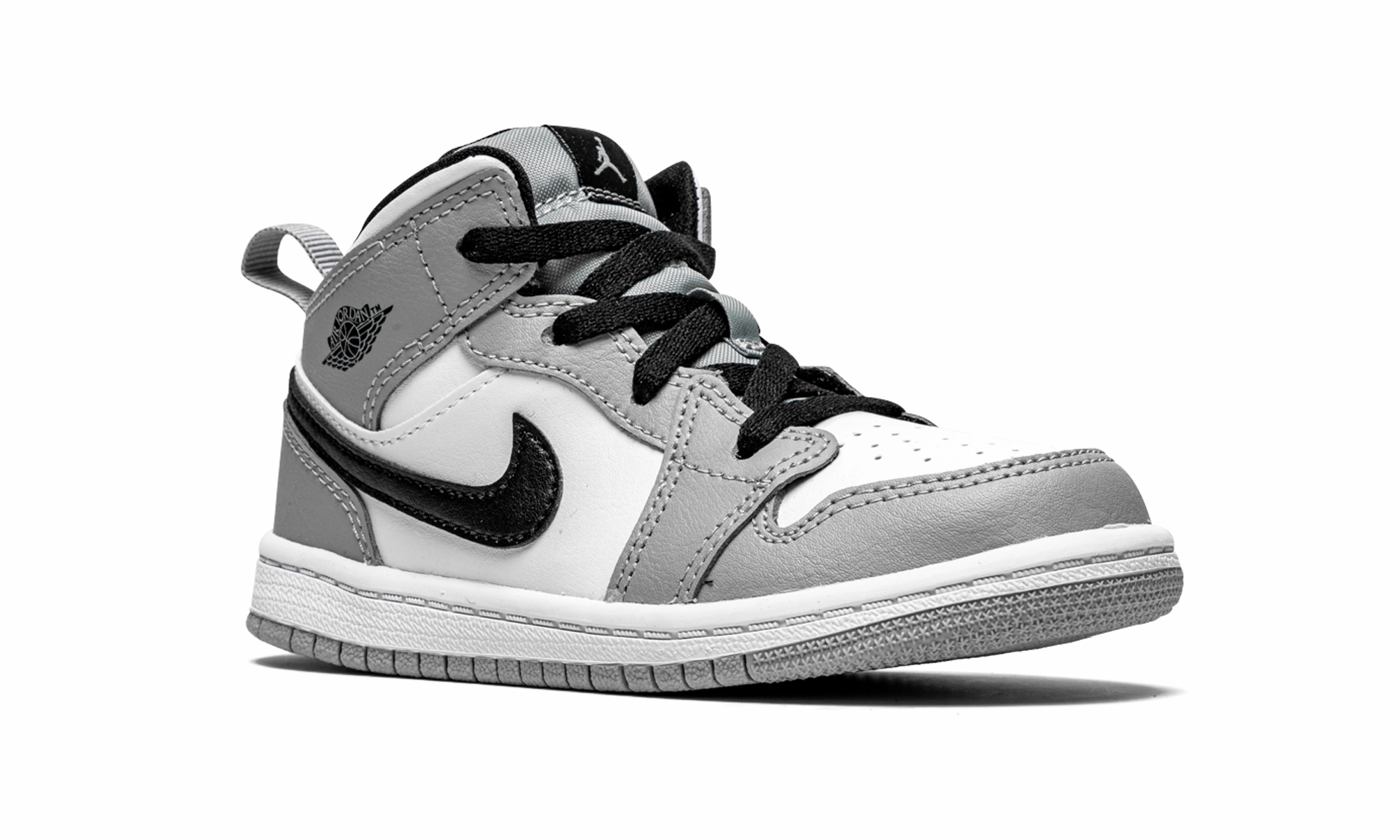 Jordan 1 Mid TD "Light Smoke Grey" jordan toddler baby shoes