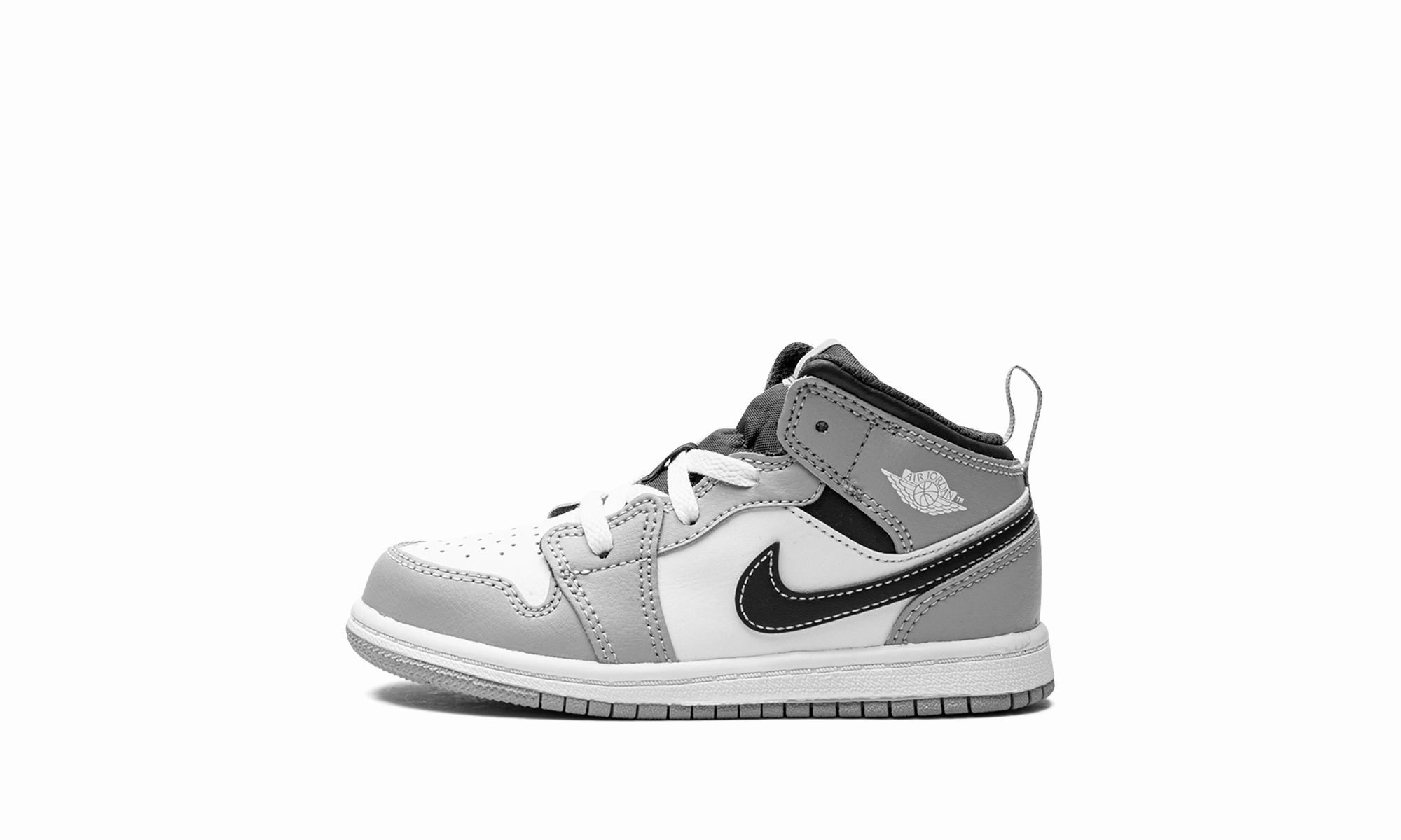 JORDAN 1 Mid TD "Light Smoke Grey" jordan toddler baby shoes