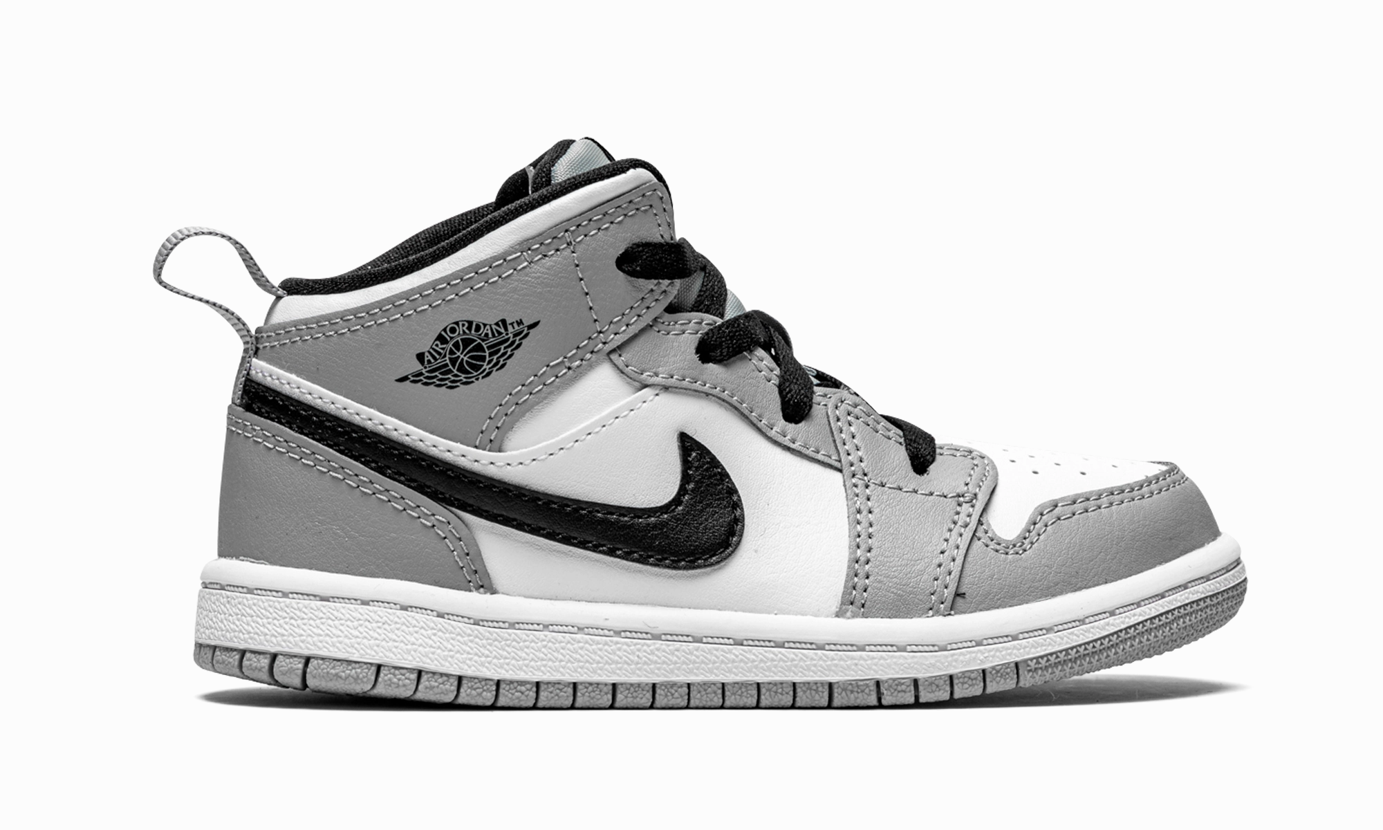 Jordan 1 Mid TD "Light Smoke Grey" jordan toddler baby shoes
