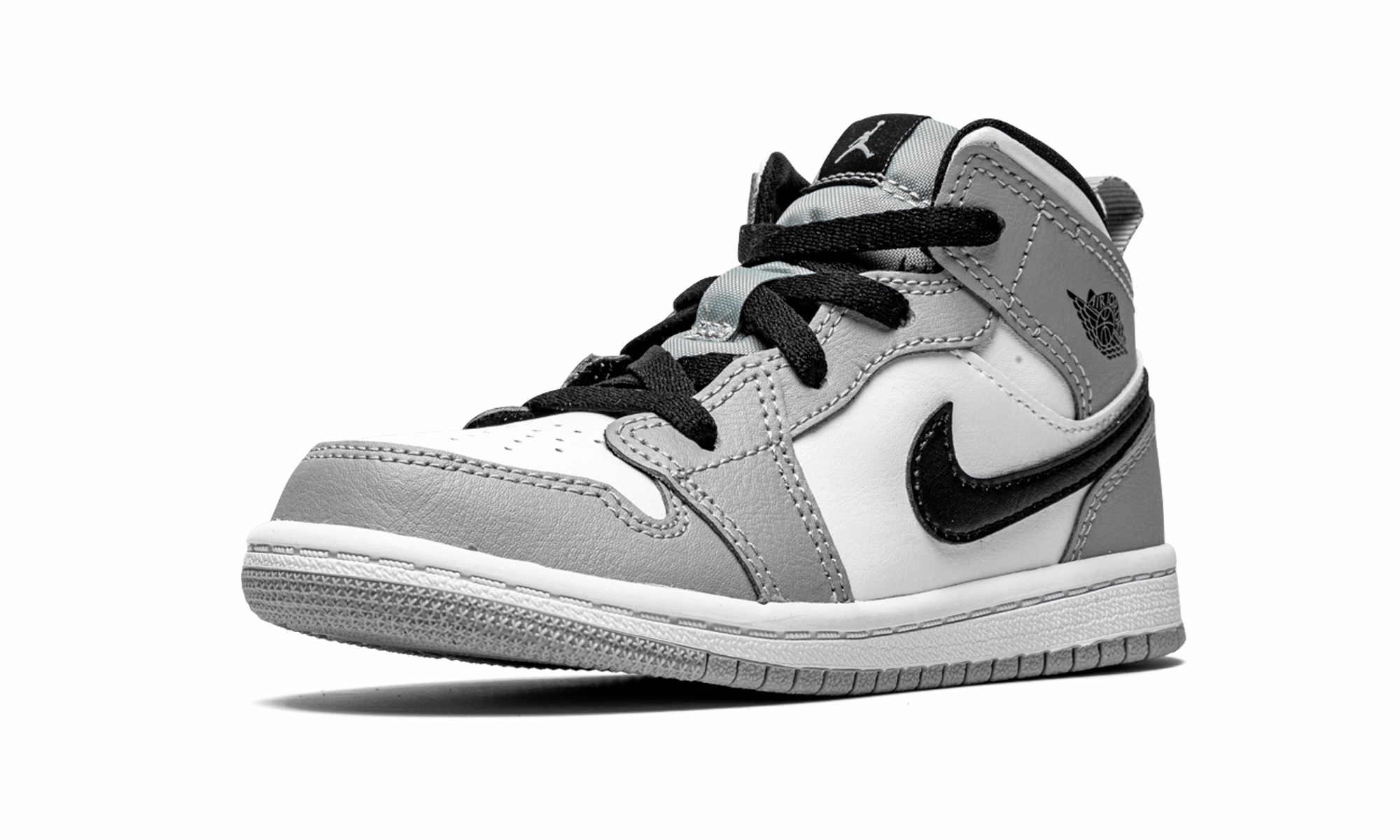Jordan 1 Mid TD "Light Smoke Grey" jordan toddler baby shoes