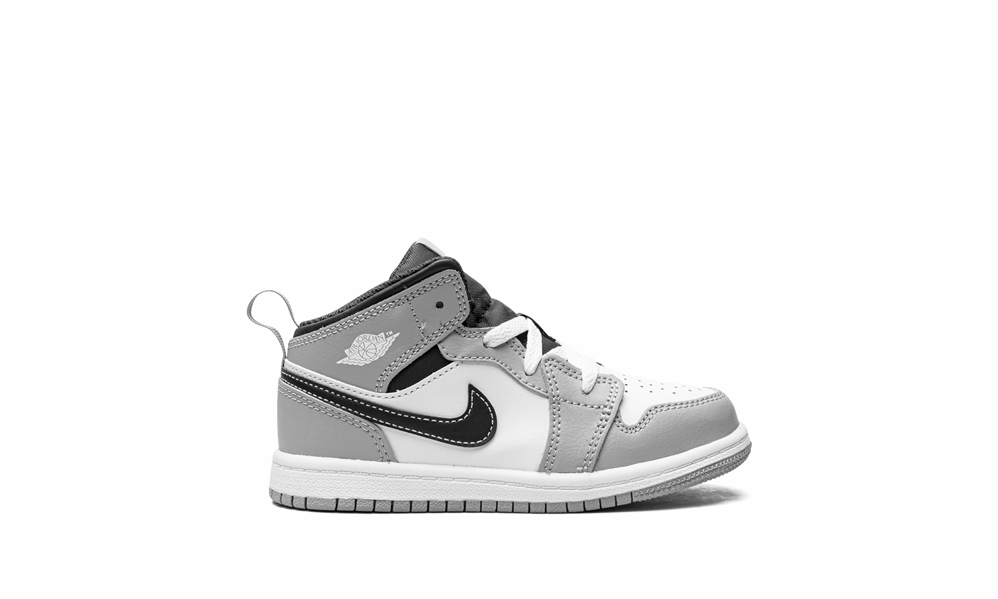 JORDAN 1 Mid TD "Light Smoke Grey" jordan toddler baby shoes