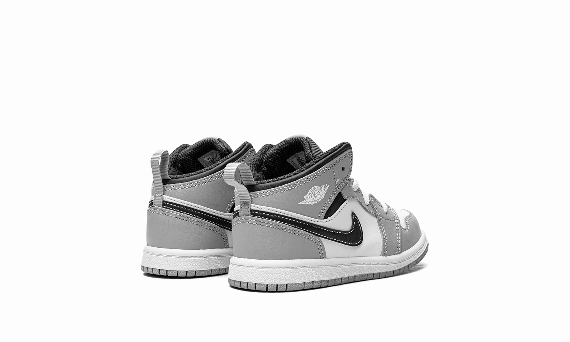 JORDAN 1 Mid TD "Light Smoke Grey" jordan toddler baby shoes