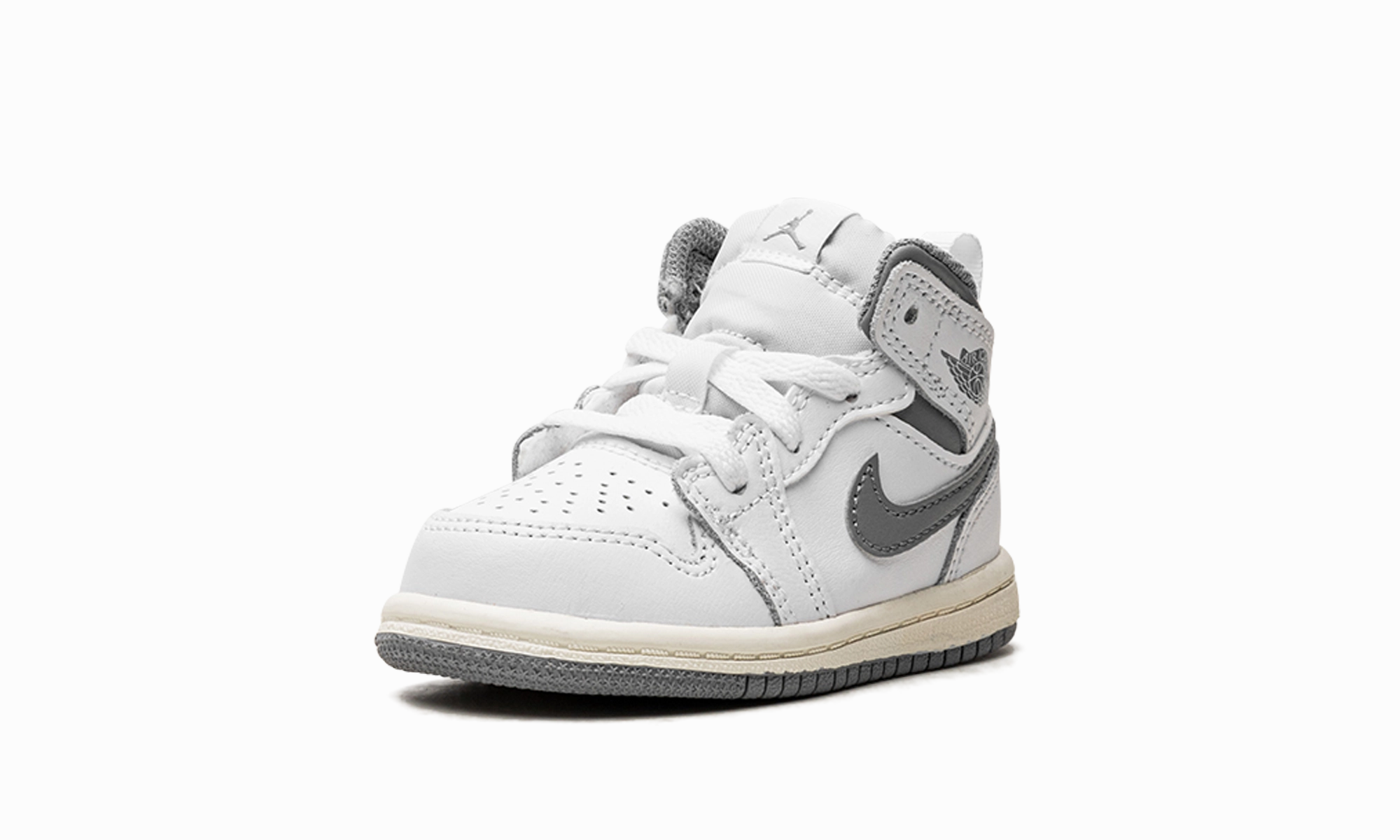 Jordan 1 Mid TD "Neutral Grey" jordan toddler baby shoes