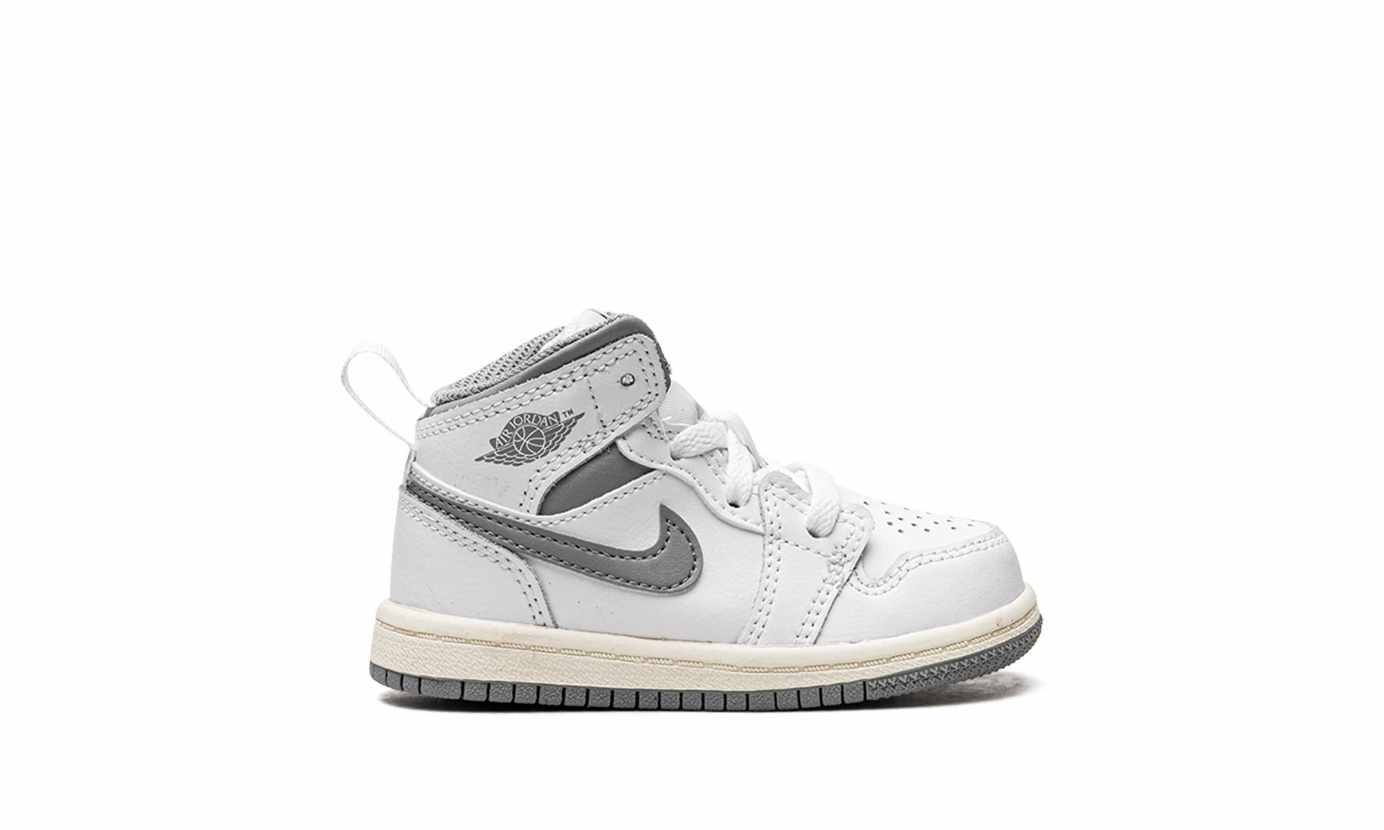 Jordan 1 Mid TD "Neutral Grey" jordan toddler baby shoes