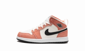 Jordan 1 Mid TD "Orange Suede" Jordan Toddler shoes
