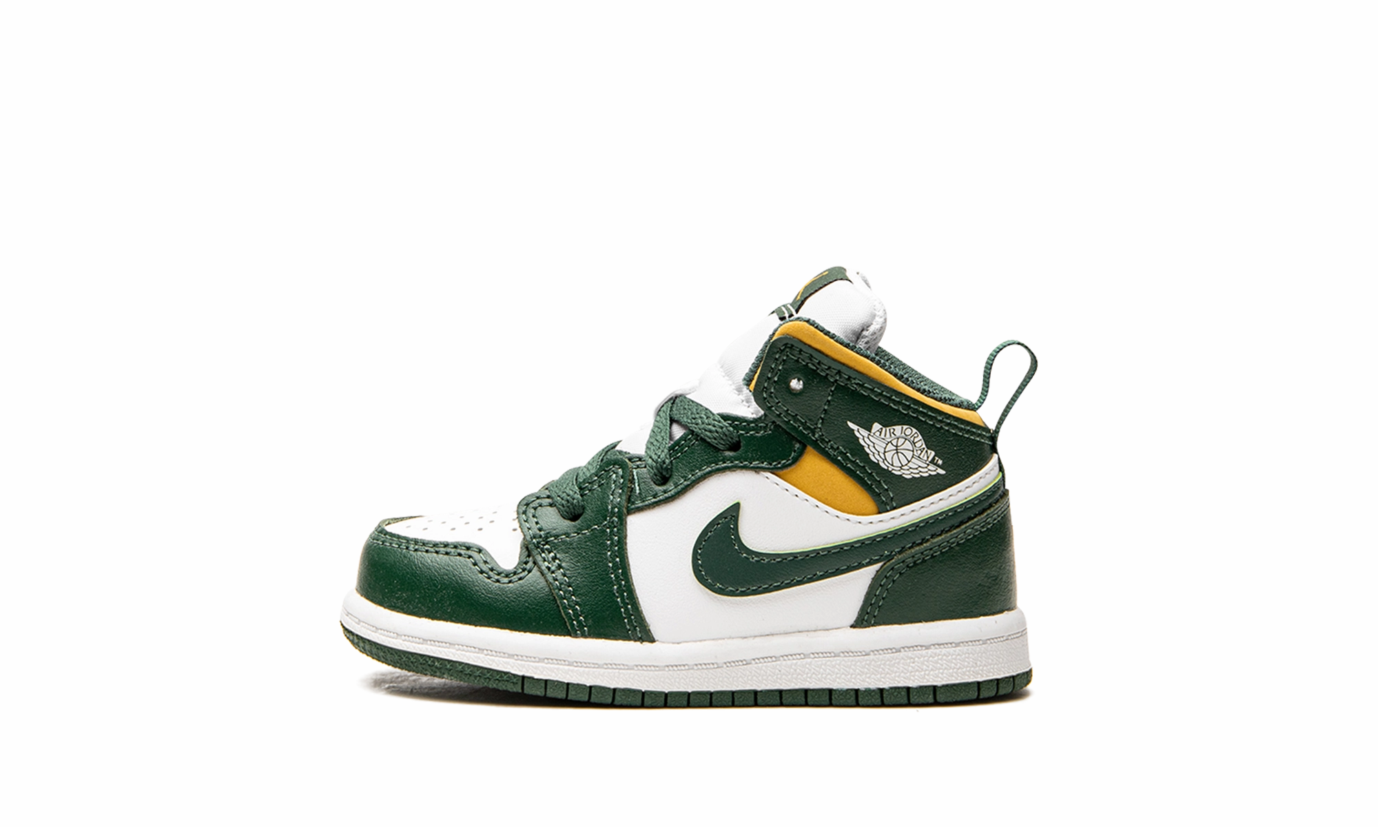 Jordan 1 Mid TD "Sonics Toddler Mid" jordan toddler baby shoes