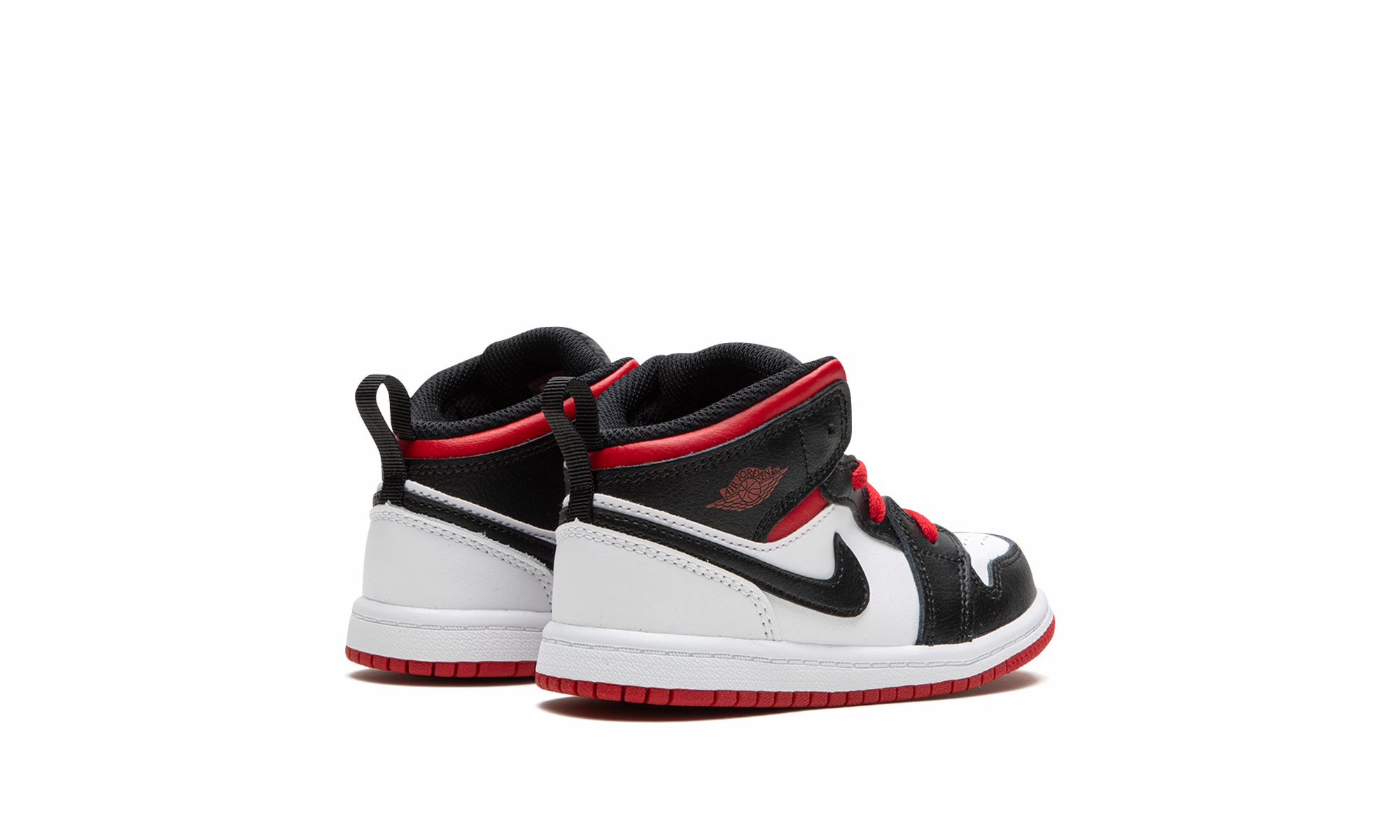 Jordan 1 Mid TD "White / Black / Gym Red" jordan toddler baby shoes