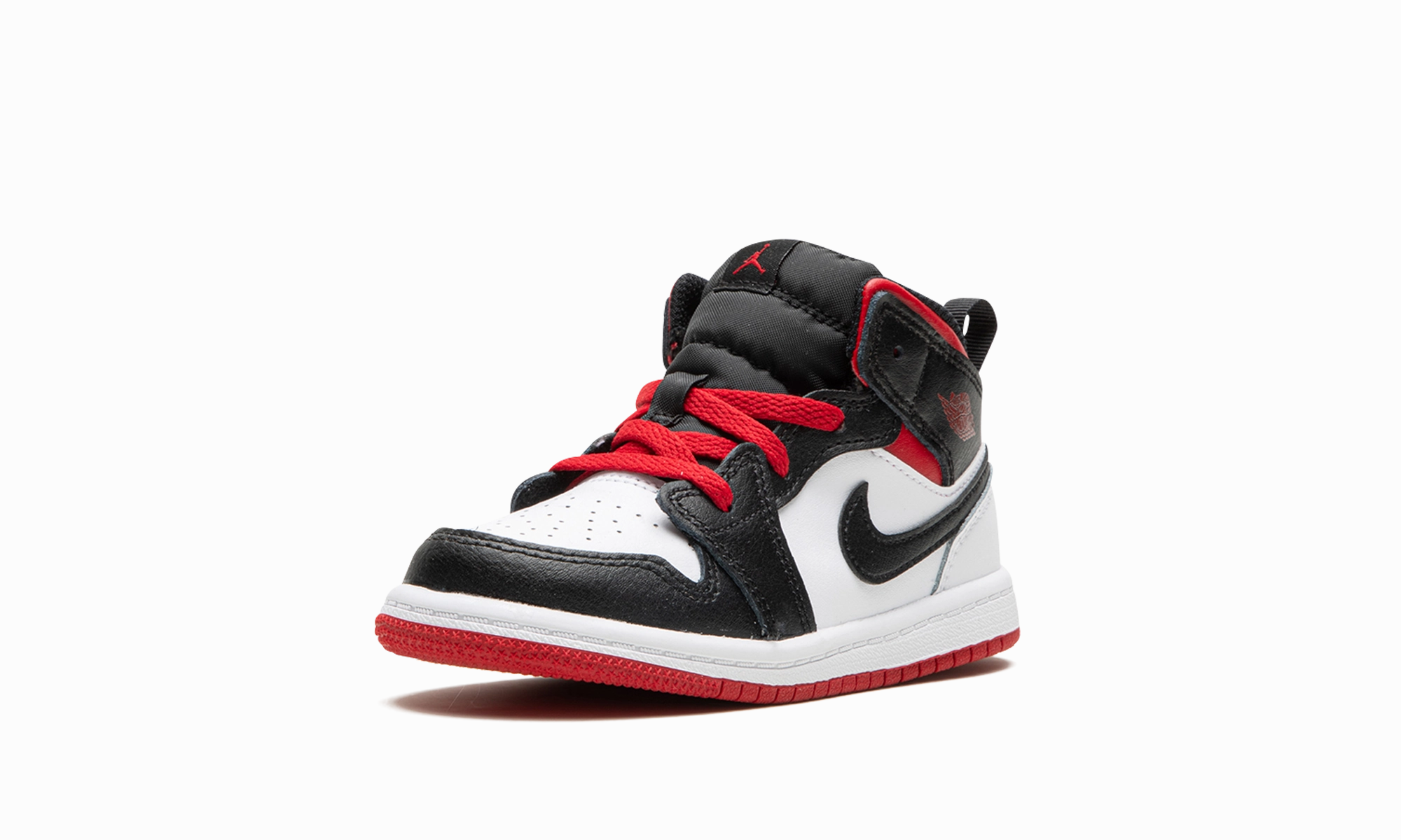 Jordan 1 Mid TD "White / Black / Gym Red" jordan toddler baby shoes