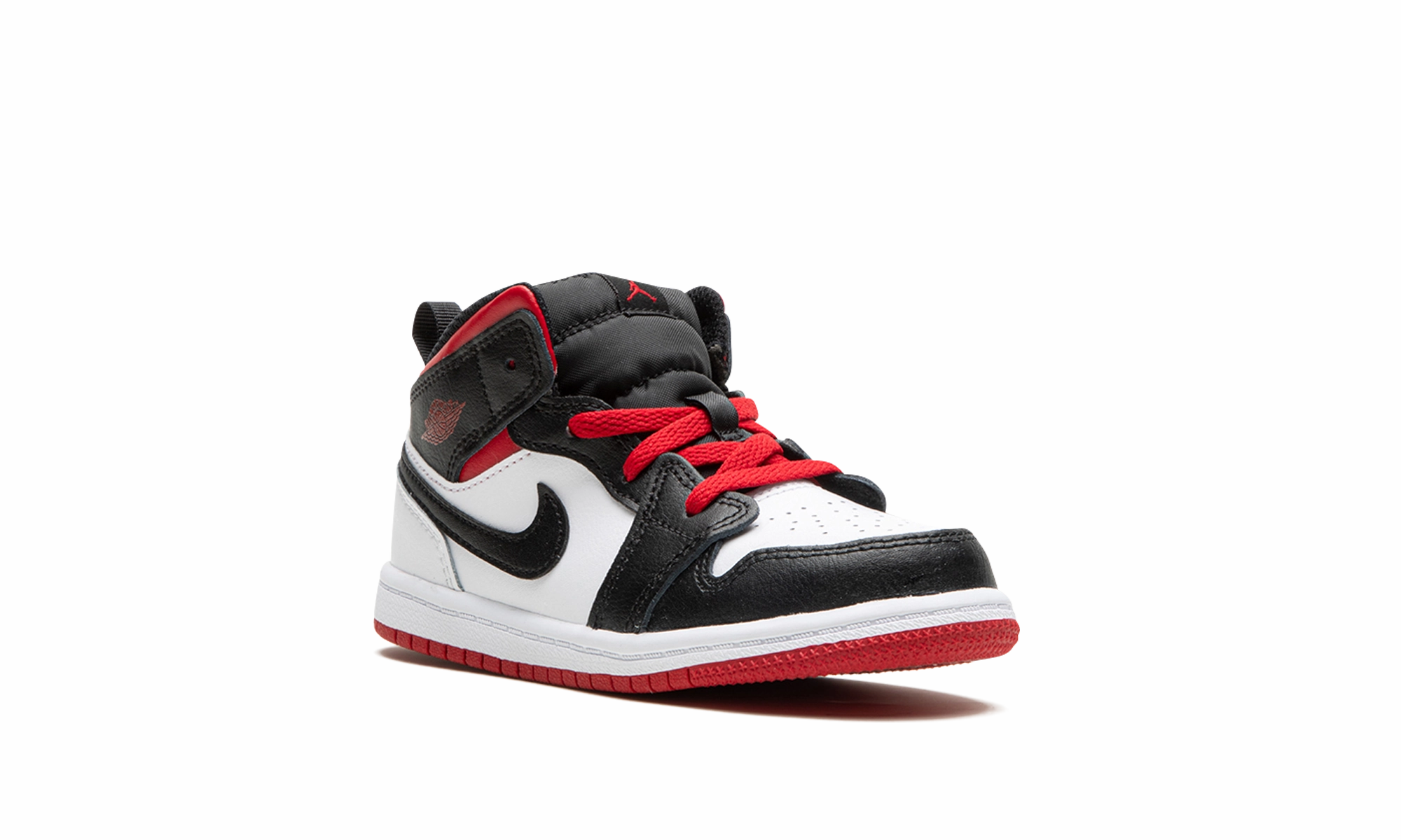 Jordan 1 Mid TD "White / Black / Gym Red" jordan toddler baby shoes