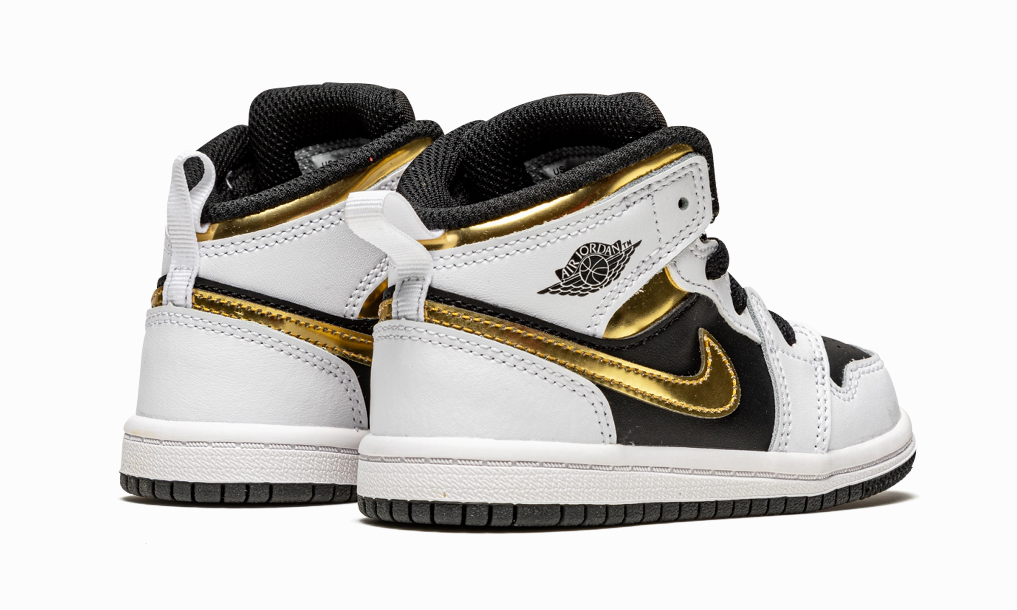Jordan 1 Mid TD "White / Gold" jordan toddler baby shoes