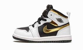 Jordan 1 Mid TD "White / Gold" Jordan Toddler shoes