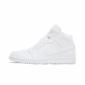 Jordan 1 Mid Triple White Air Jordan retro editions with limited release