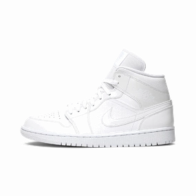 Jordan 1 Mid Triple White Patent Swoosh (Women's) Air Jordan retro editions with limited release