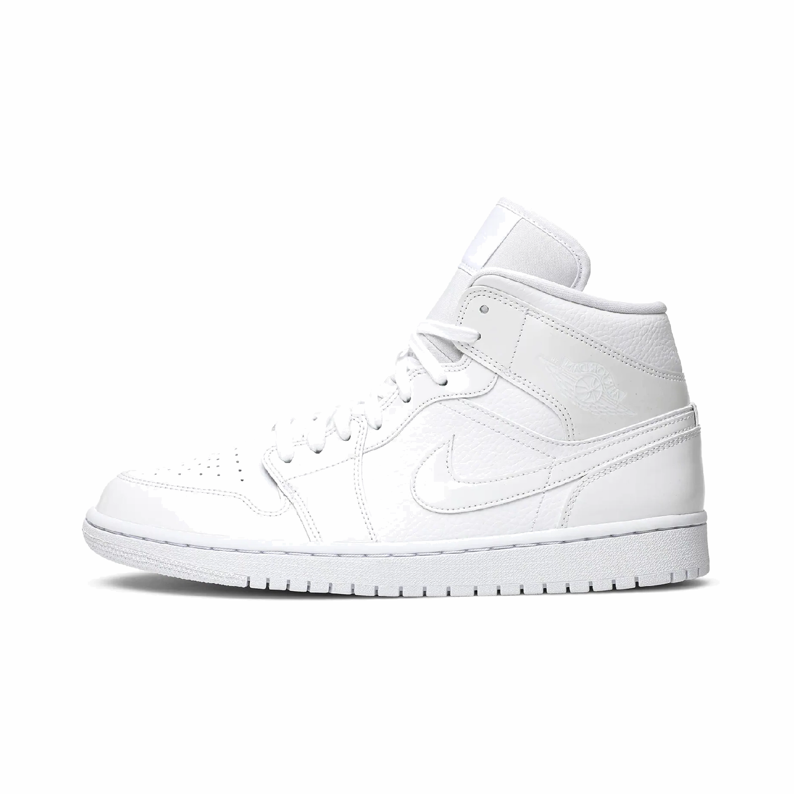Jordan 1 Mid Triple White Patent Swoosh (Women's) Air Jordan retro editions with limited release