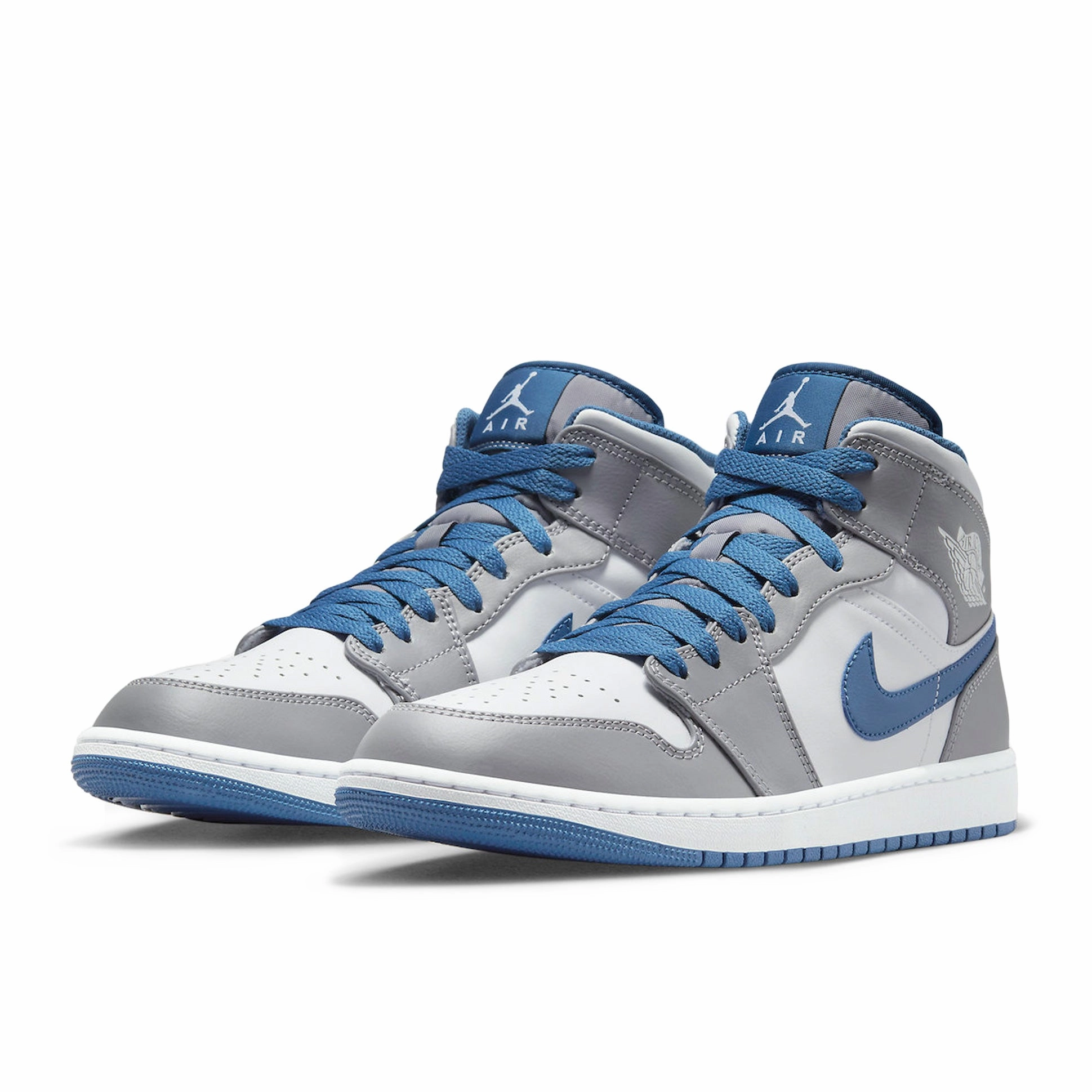 Jordan 1 Mid True Blue Air Jordan Collectors Edition Shoes