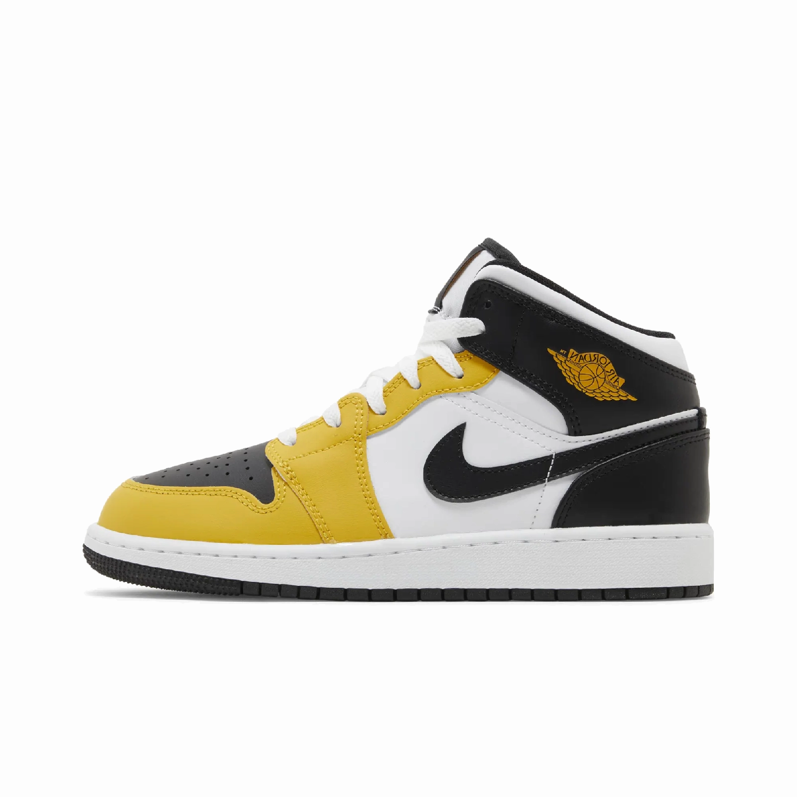 Jordan 1 Mid Yellow Ochre (GS) Air Jordan retro editions with limited release