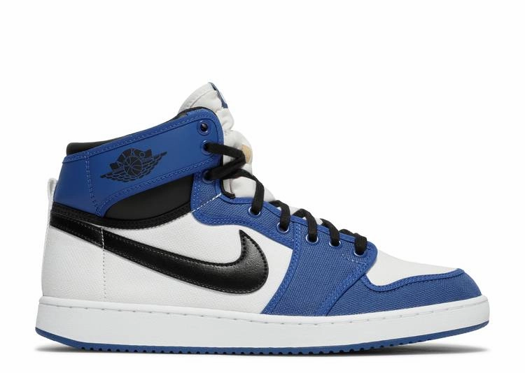 Jordan 1 Retro AJKO Storm Blue Air Jordan signature sneakers in bold colorways