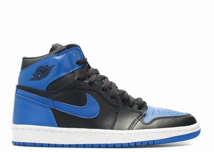 Jordan 1 Retro Black Royal Blue (2001) Air Jordan signature sneakers in bold colorways