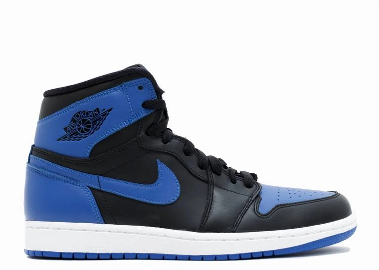 Jordan 1 Retro Black Royal Blue (2013) (WORN) Complete Air Jordan series in high quality