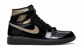 Jordan 1 Retro High Black Metallic Gold (2020) Air Jordan signature sneakers in bold colorways