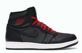 Jordan 1 Retro High Black Satin Gym Red Complete Air Jordan series in high quality