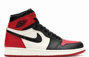 Jordan 1 Retro High Bred Toe Air Jordan signature sneakers in bold colorways