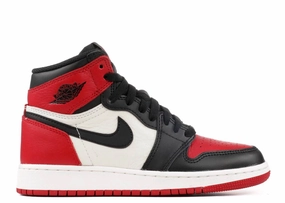 Jordan 1 Retro High Bred Toe (GS) Complete Air Jordan series in high quality