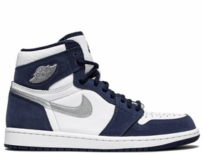 Jordan 1 Retro High COJP Midnight Navy (2020) Air Jordan signature sneakers in bold colorways