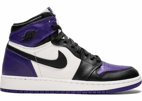 Jordan 1 Retro High Court Purple (GS) Trendy Air Jordan 1 with retro appeal