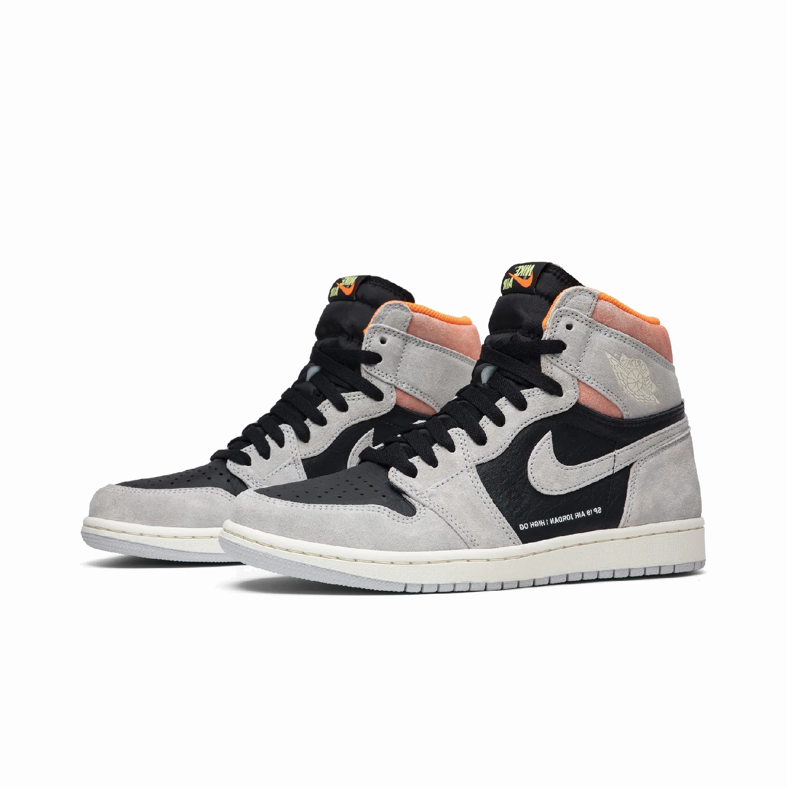 Jordan 1 Retro High Neutral Grey Hyper Crimson Air Jordan Collectors Edition Shoes