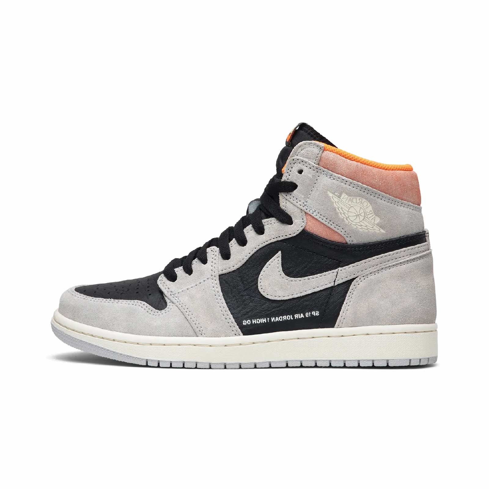 Jordan 1 Retro High Neutral Grey Hyper Crimson All-time favorite Air Jordan designs