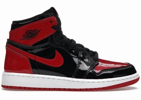 Jordan 1 Retro High OG Patent Bred (GS) Trendy Air Jordan 1 with retro appeal