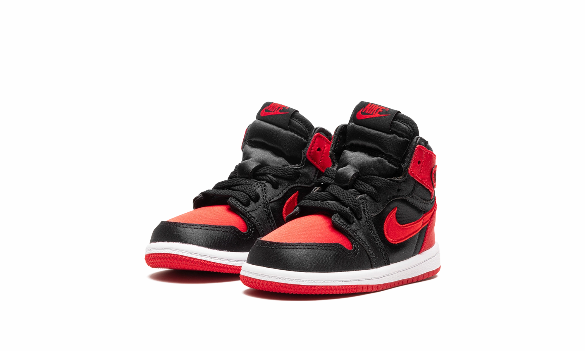Jordan 1 Retro High OG TD "Satin Bred" jordan toddler baby shoes