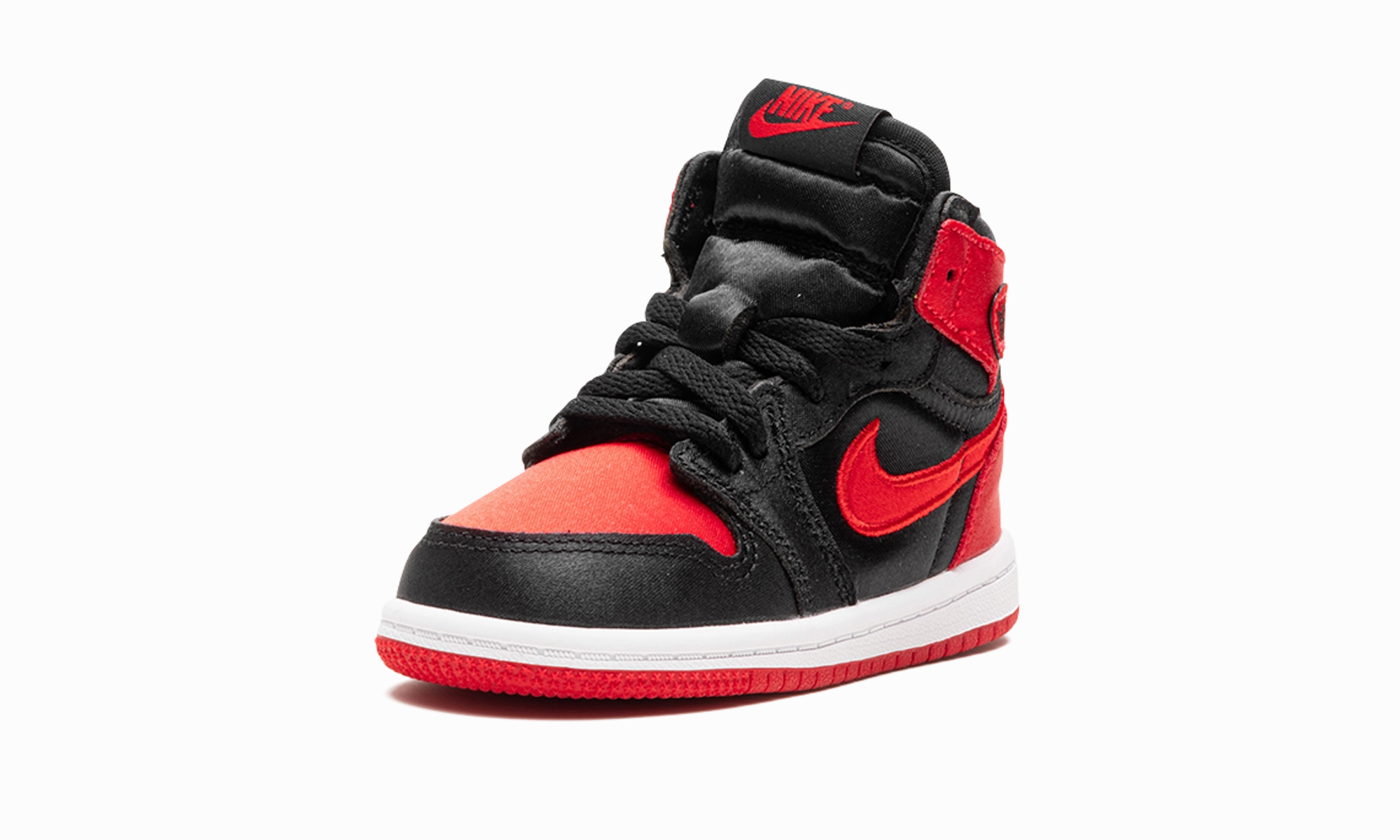 Jordan 1 Retro High OG TD "Satin Bred" jordan toddler baby shoes