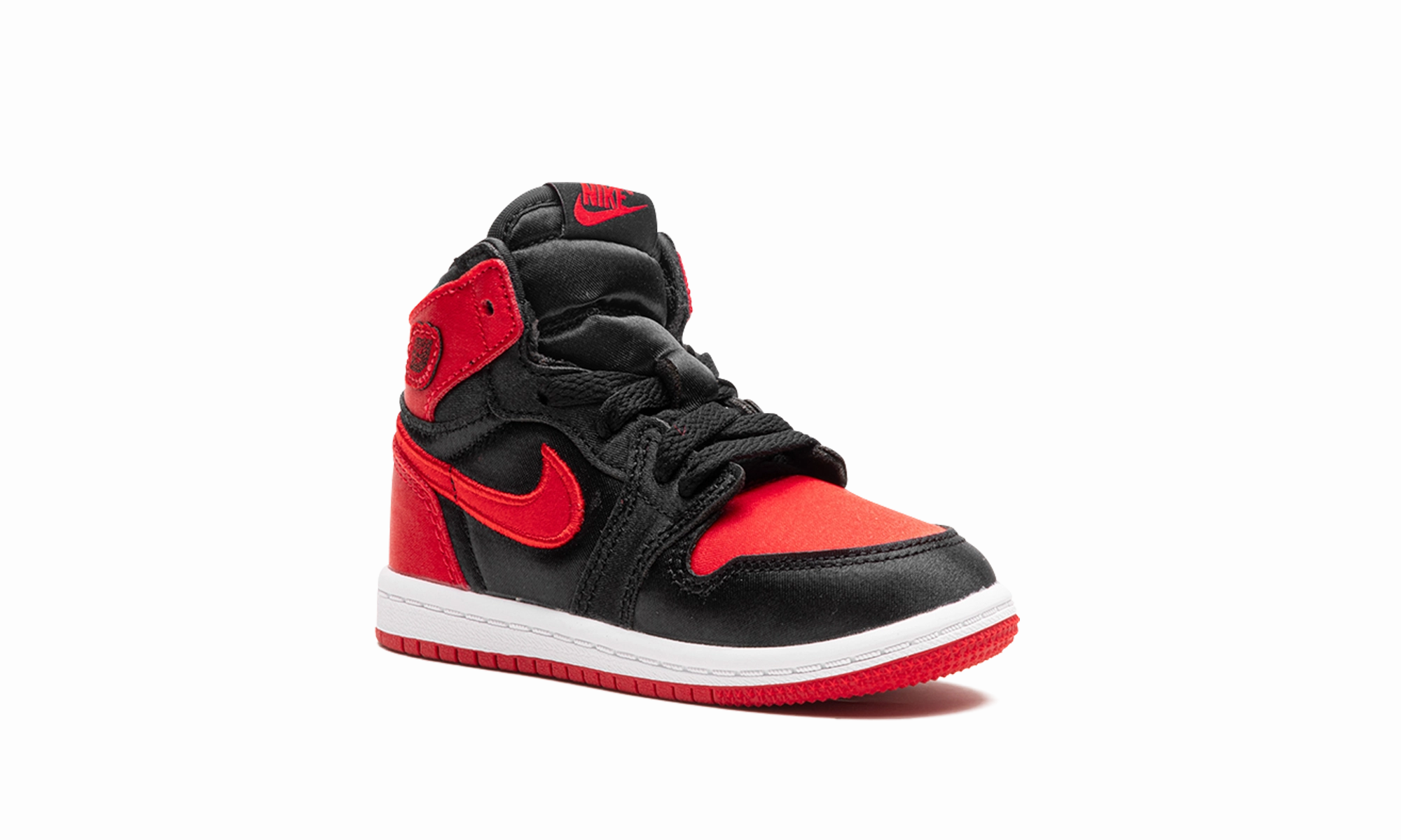 Jordan 1 Retro High OG TD "Satin Bred" jordan toddler baby shoes