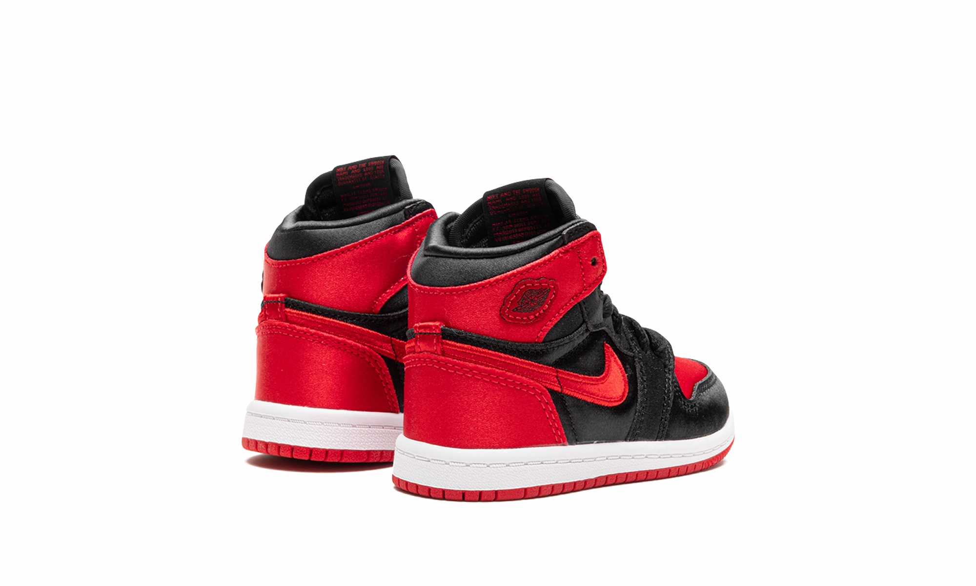 Jordan 1 Retro High OG TD "Satin Bred" jordan toddler baby shoes
