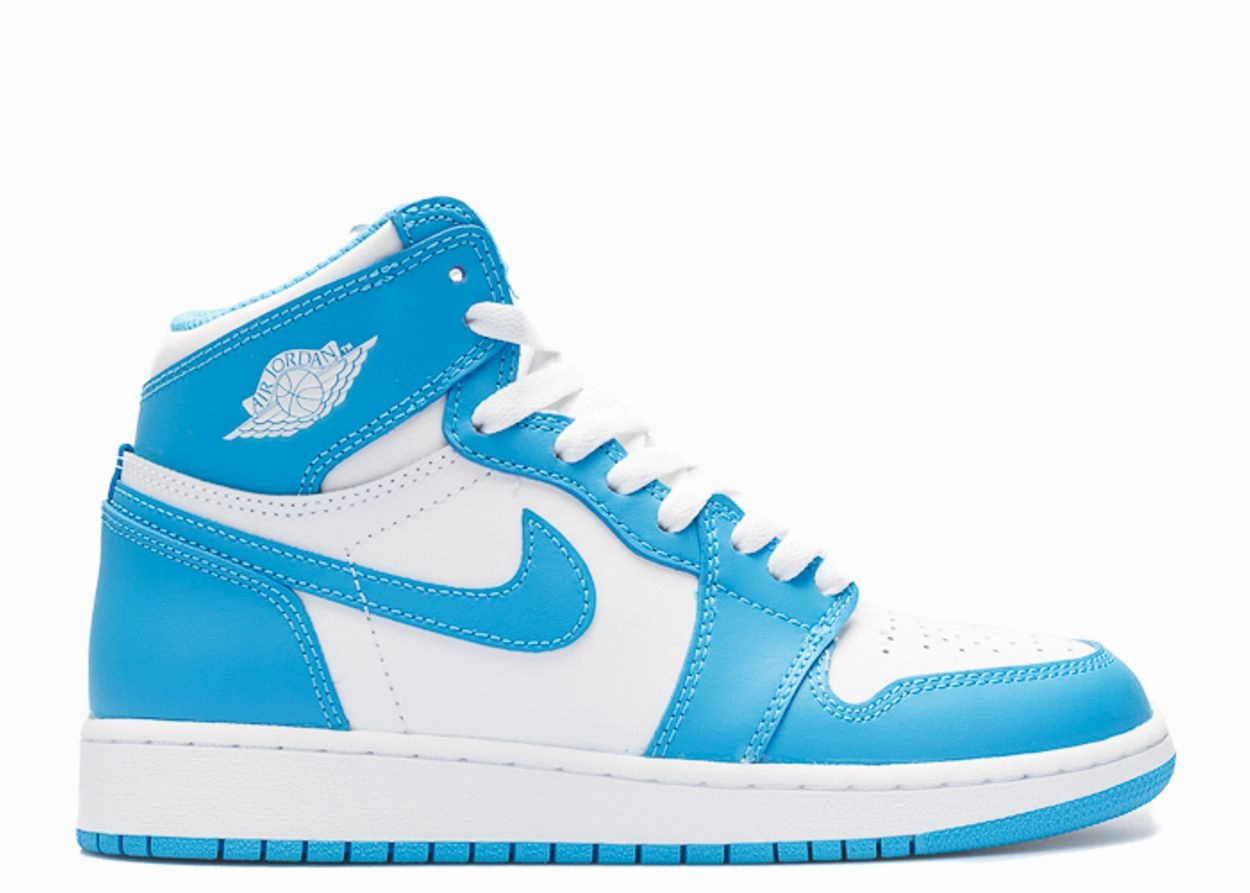Jordan 1 Retro High OG UNC (GS) Complete Air Jordan series in high quality